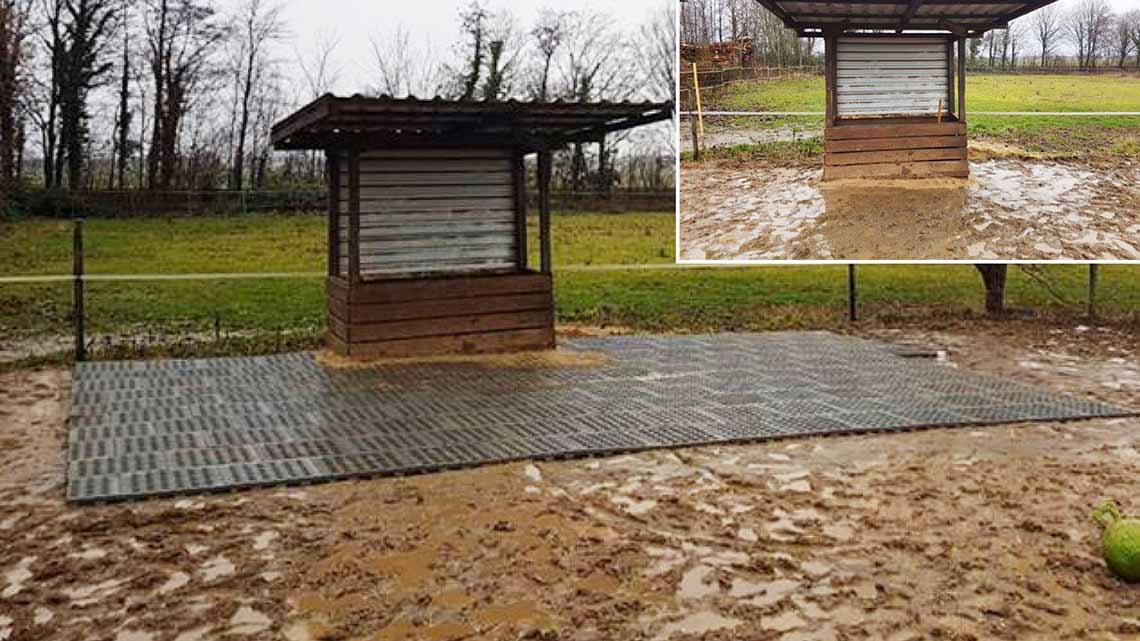 Horse Paddock Mud Control Grid
