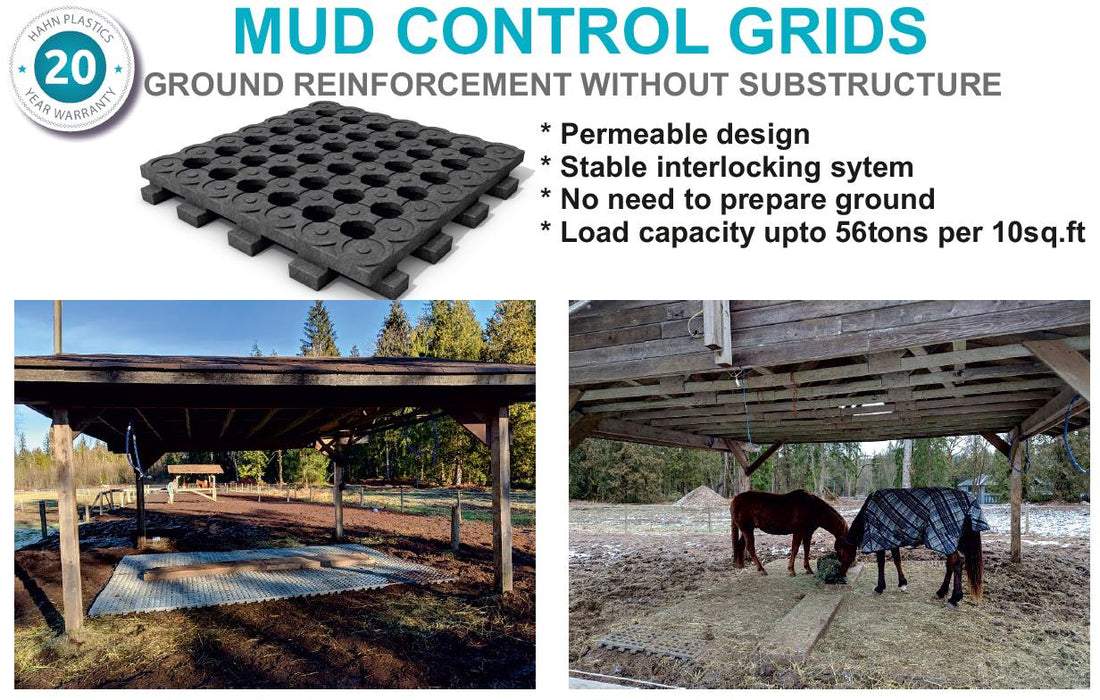 Horse Paddock Mud Control Grid