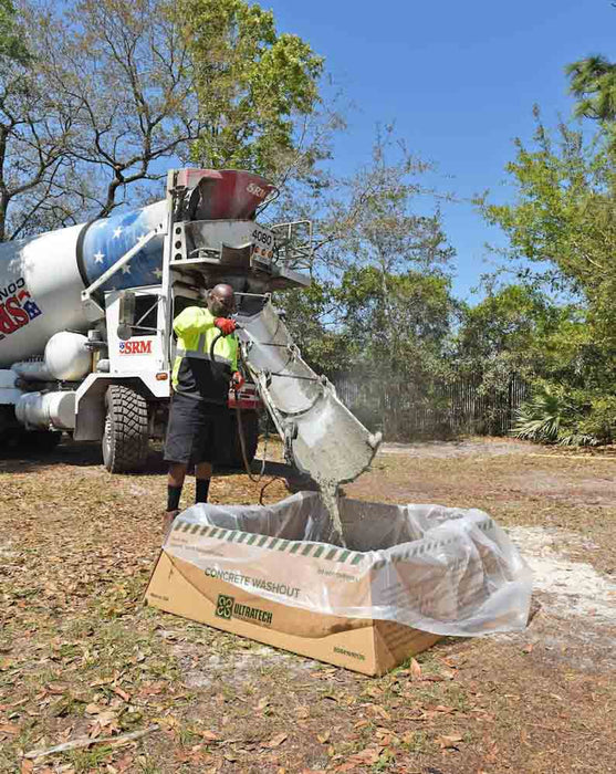 Concrete Washout Box with Bag Liner