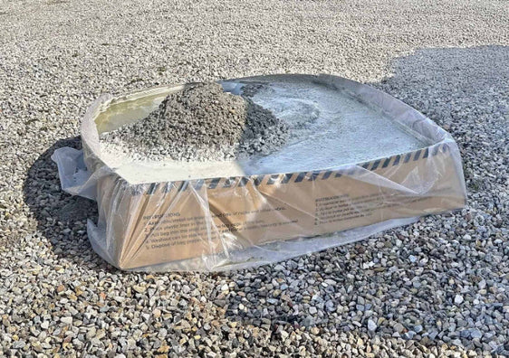 Concrete Washout Box with Bag Liner