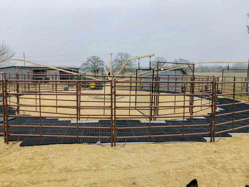Horse Paddock Footing Grid - Paddock Slab