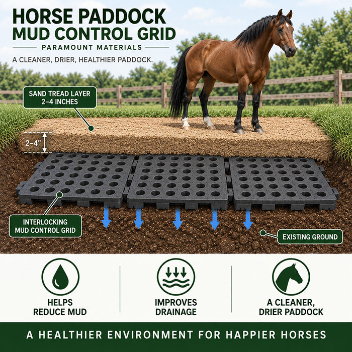 Horse Paddock Mud Control Grid