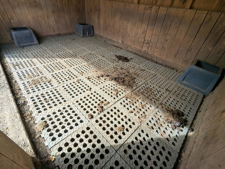 Installed Mud Control Grid
