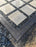 Close-up of Gravel Lok bonded gravel joints between pavers
