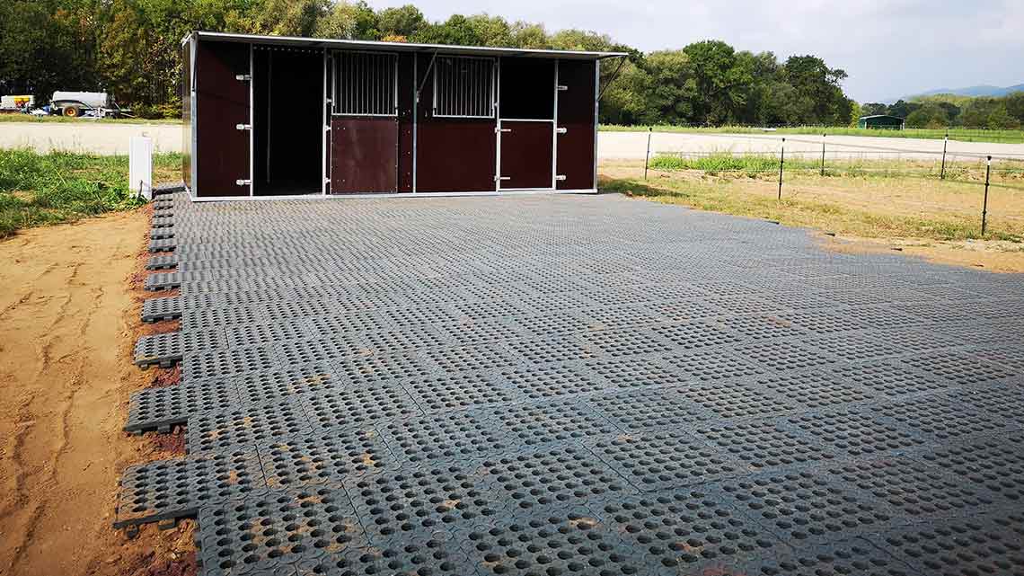 Grid Mats for Horse Stalls - Paddock Slab — Paramount Materials