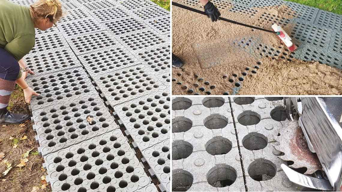 Horse Paddock Mud Control Grid