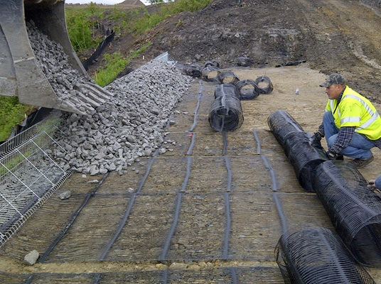 Tensar UX1400MSE Uniaxial Geogrid - 4.36' x 250' Roll