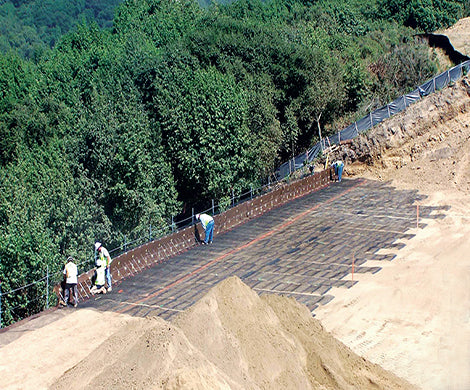 Tensar UX1400MSE Uniaxial Geogrid - 4.36' x 250' Roll