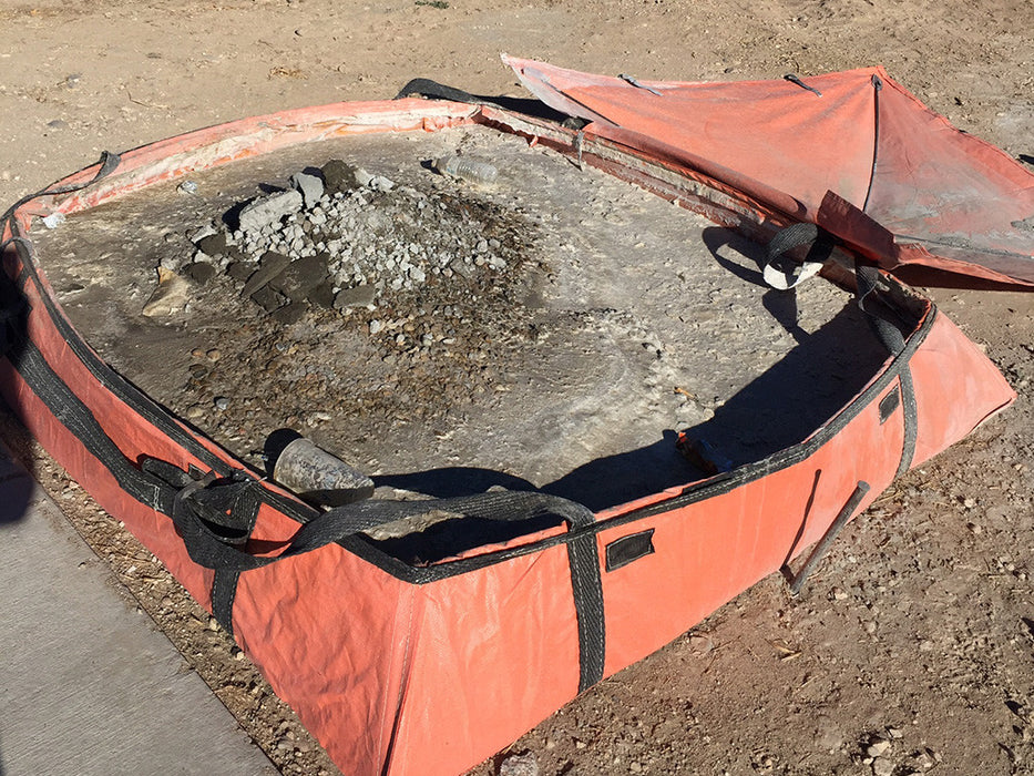 Outpak Concrete Washout Box - Outpak 6'x6' All Weather - Portable — Paramount ...