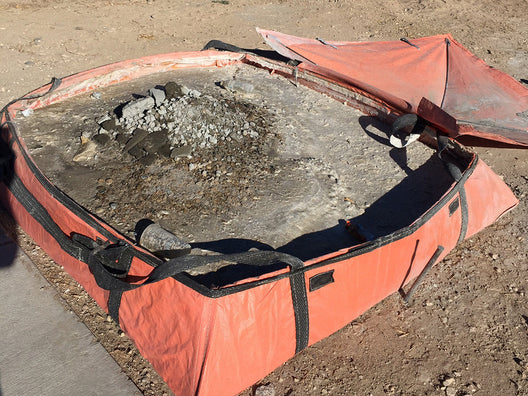Concrete Washout Box - Outpak 6'x6' All Weather - Portable