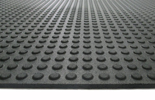 4' x 6' Rubber Flooring, 1/2 Thick