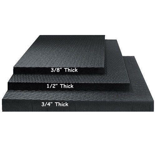 4' x 6' Rubber Flooring, 1/2 Thick