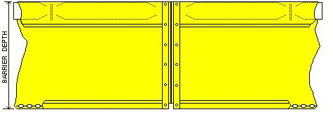 Turbidity Curtain Barrier - Type 1 DOT - 9' x 50'