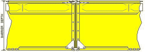 Turbidity Curtain Barrier - Type 2 DOT - 3' x 50'