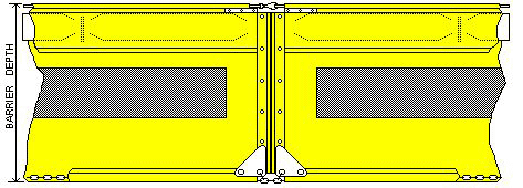 Turbidity Curtain Barrier - Type 3 DOT - 9' x 50'
